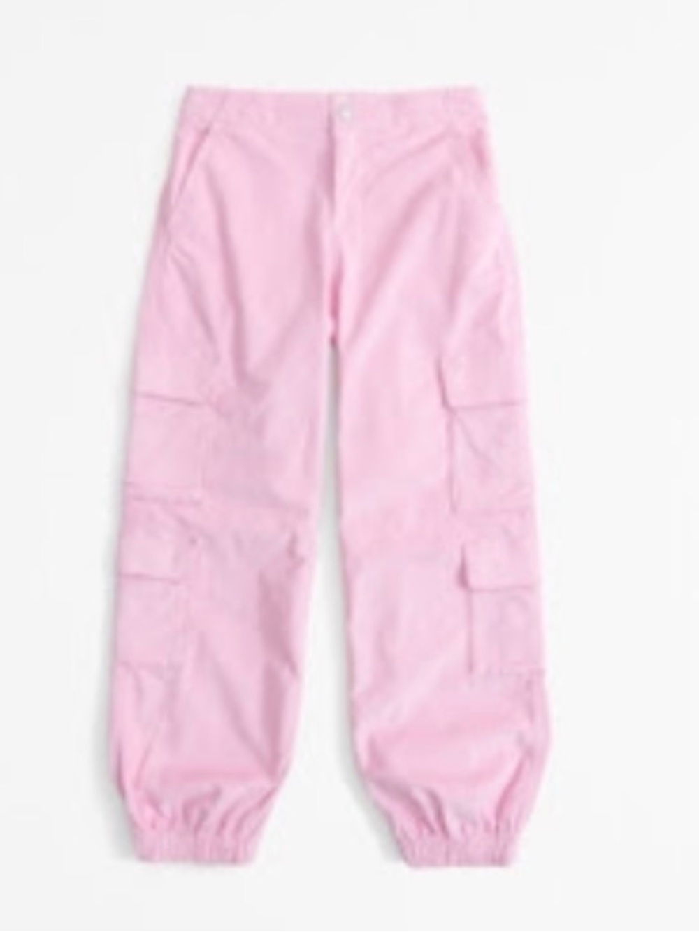 abercrombie kids Pink Cargo Corduroy Jogger Pants